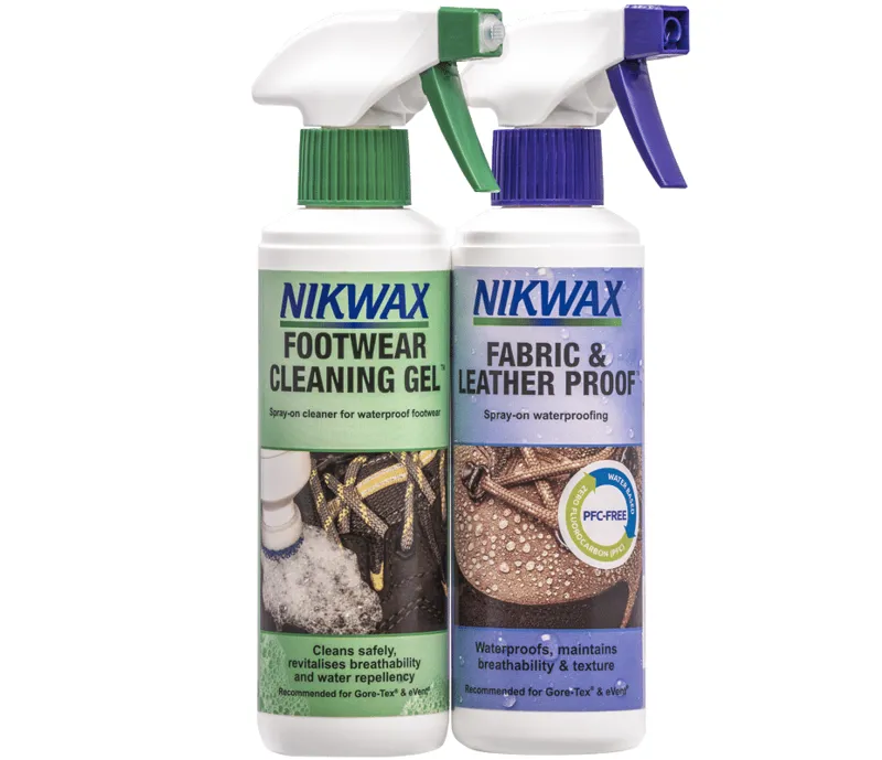 Nikwax Twin Pack Fabric and Leather Footwear 300ml